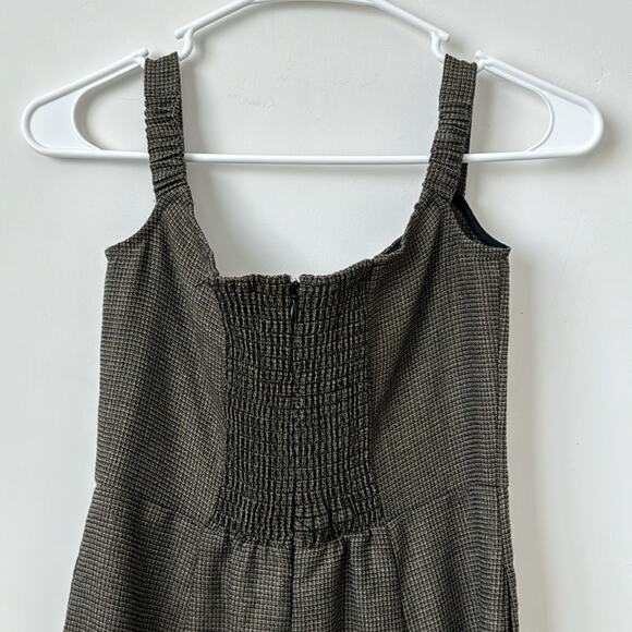 Reformation Stratford Wool Blend Midi Dress in Black Check Size: 4 - Picture 10 of 13